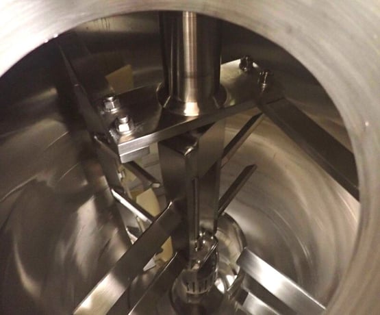 60 gallon Lee Industries #60D12T, Tri-Mix Turbo-Shear Vacuum Mixing Kettle, 90 psi @ 332&deg;F - Image 3