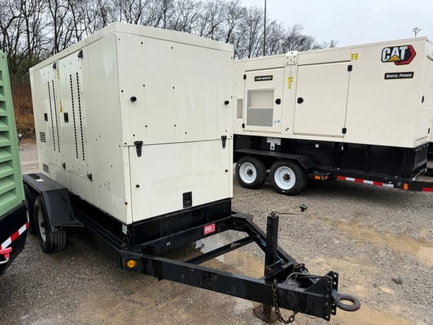 60 KW Caterpillar #APS60, Mobile Diesel Generator, 1800 RPM, 208/90 amps, 208/480 Volts, 6593 hours, 2014 - Image 2