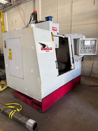 Yang #Eagle-600, CNC Vertical Machining Center, 3-Axis, 24" X, 16.5" Y, 20" Z, 14" x 29.5" Table, 15 HP, 6000 - Image 2