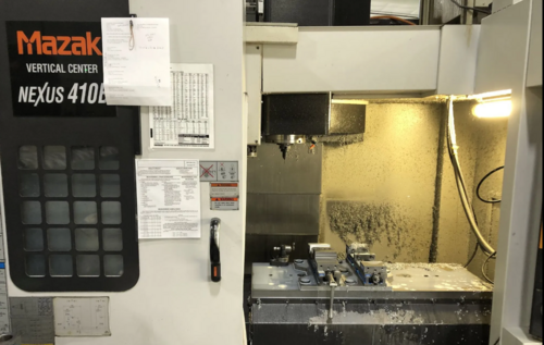 Mazak #Nexus-410B, CNC Vertical Machining Center, 4-Axis, 30" X, 16.1" Y, 20" Z, 16.14" x 43.31" Table, 15 - Image 1