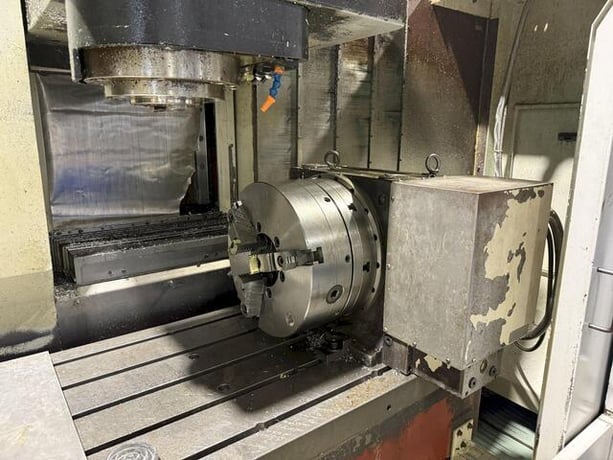 Mazak #VTC-250D/50, CNC Vertical Machining Center, 4-Axis, 69.3" X, 25" Y, 25.6" Z, 25" x 82.7" Table, 30 HP - Image 4