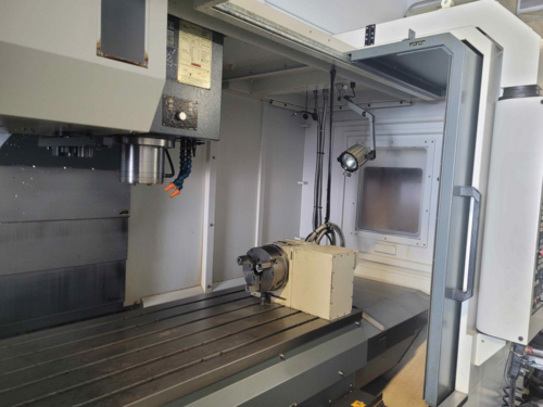 YCM #NSV-156A, CNC Vertical Machining Center, 4-Axis, 60.2" X, 25.5" Y, 24" Z, 25.59" x 64.17" Table, 22 kW - Image 4