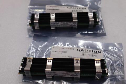Crucial pc2-5300 1gb ddr2 fully buffered stock #k-1522a - Image 2