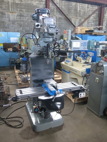 Bridgeport #Series-1, vertical mill, 2 HP, 9" x 42" table, AcuRite 2-Axis digital read out - Image 2