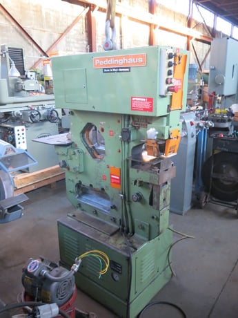 4" x 4" x 3/8" Peddinghaus #PEDDIWORKER-880, hydraulic ironworker, 88 Ton, 230 V., 3ph - Image 2