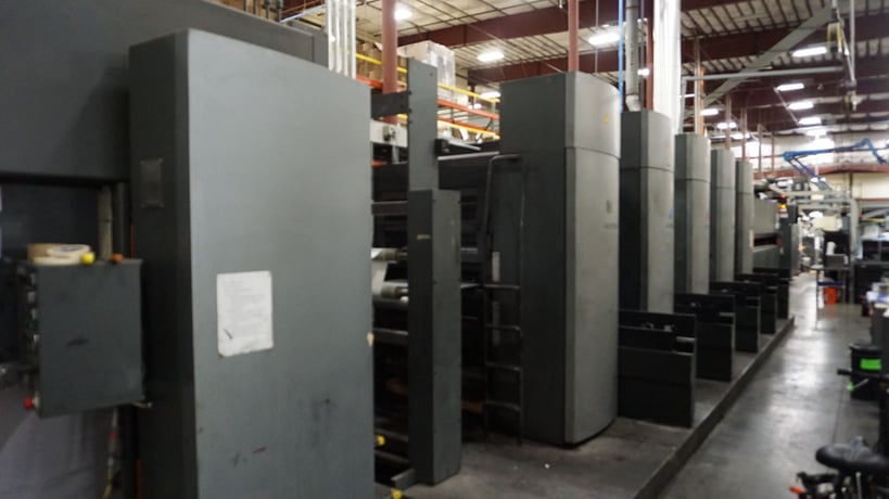 Heidelberg Harris #M600, Printing Units, 35-38" web, 22.75" & 23.56" cutoffs - Image 1