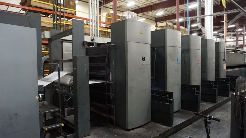 Heidelberg Harris #M600, Printing Units, 35-38" web, 22.75" & 23.56" cutoffs - Image 2