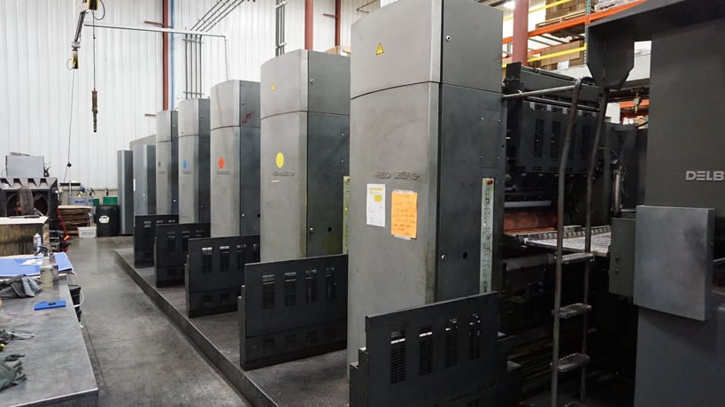 Heidelberg Harris #M600, Printing Units, 35-38" web, 22.75" & 23.56" cutoffs - Image 3