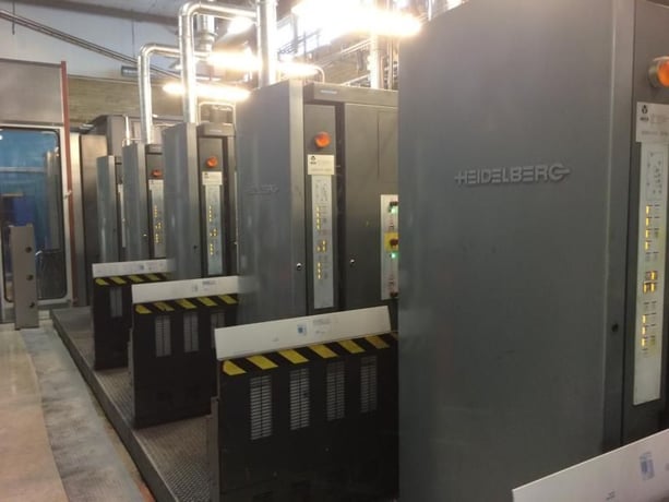 Heidelberg Harris #M600, Printing Units, 35-38" web, 22.75" & 23.56" cutoffs - Image 4