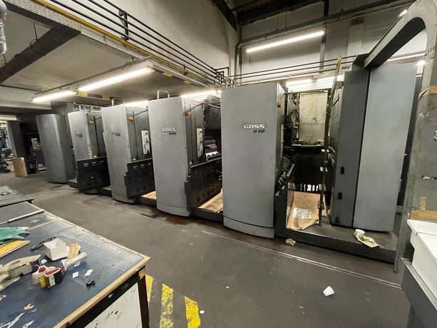 Heidelberg Harris #M600, Printing Units, 35-38" web, 22.75" & 23.56" cutoffs - Image 7