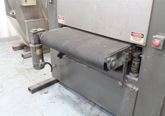 36" Rand-Bright #S36x75, belt grinder & dust collector, 20 HP, 0-60 FPM, #62629 - Image 8