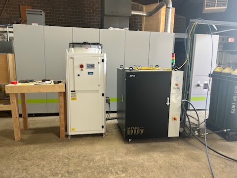DNE #LC3-3015, Fiber Laser, 6000 watt, 5' x10' Table, Dust Collector, Max Photonics power, 2021 - Image 8