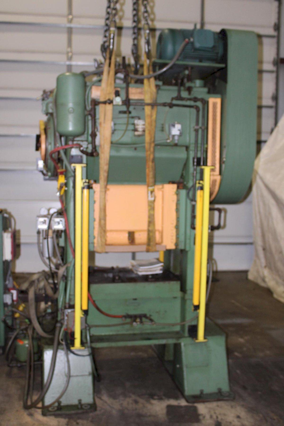 60 Ton, FlexoPress #SA60-30-24, straight side double crank, 2" stroke, 8" Shut Height, 2" ram adj., 100-400 - Image 3
