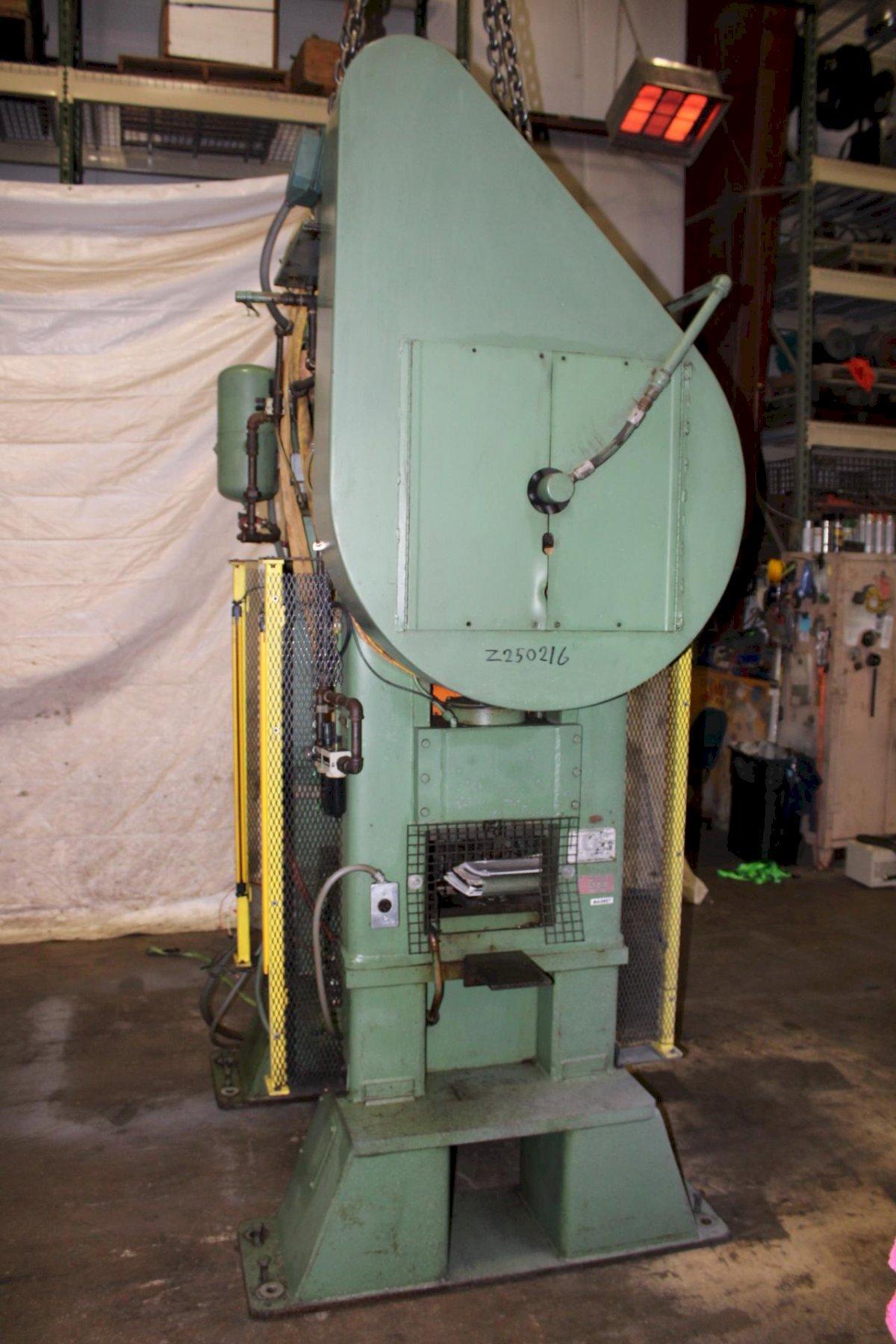 60 Ton, FlexoPress #SA60-30-24, straight side double crank, 2" stroke, 8" Shut Height, 2" ram adj., 100-400 - Image 5