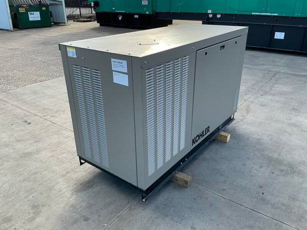 30 KW Kohler #30RCLA, Natural gas generator set, 120/240 Volts, 1-phase, 1800 RPM, KG2204T engine, weather - Image 5