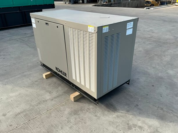 30 KW Kohler #30RCLA, Natural gas generator set, 120/240 Volts, 1-phase, 1800 RPM, KG2204T engine, weather - Image 8