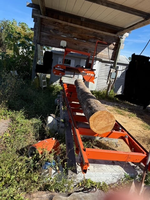 Wood-Mizer #LT-15, Electric Sawmill, 375 FPH, 176" blade, 19" wheels, 38 hours - Image 5