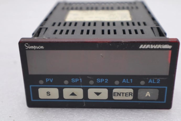 Simpson hk-35-1-0460-0-2-0 panel meter 5aac relays: 2 stock l-455c - Image 1