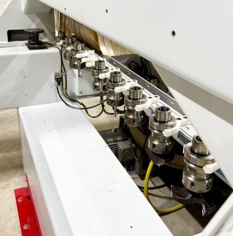 Weeke #Vantech-512, flat table machine, 5' x12'tbl., 156.7" X, 61" Y, 9.6" Z, 9 ATC, 2014 - Image 9