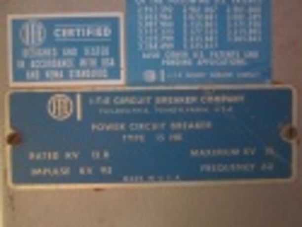 2000 Amps, ITE, 15HK, electrically operated, drawout, #AB0616 - Image 1