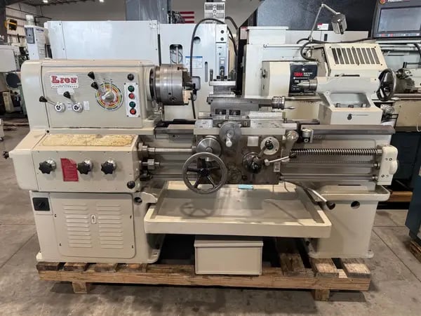 20"/28" x 36" Lion #C11MB, heavy duty gap lathe, 10" 3-jaw chuck, 2-1/2" bore, inch/metric, tool post, 1980 - Image 1