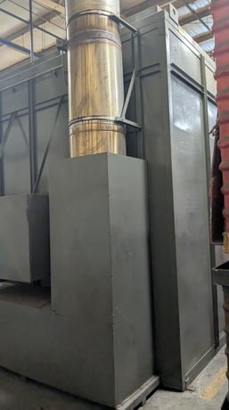 108" width x 108" L x 132" H Steelman #9119BA-C, advanced series NG burn off oven, 900°F primary burner - Image 4