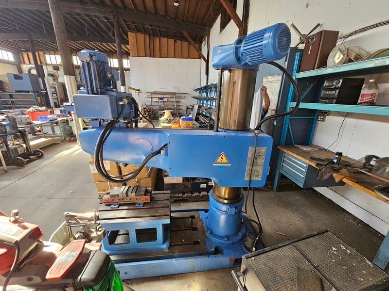 2.3'-11.8" Kao Ming #KMR-1100S, Radial Arm Drilling Machine, 19.68" x 29.52" x 15.74" table, 8.66" spindle - Image 2