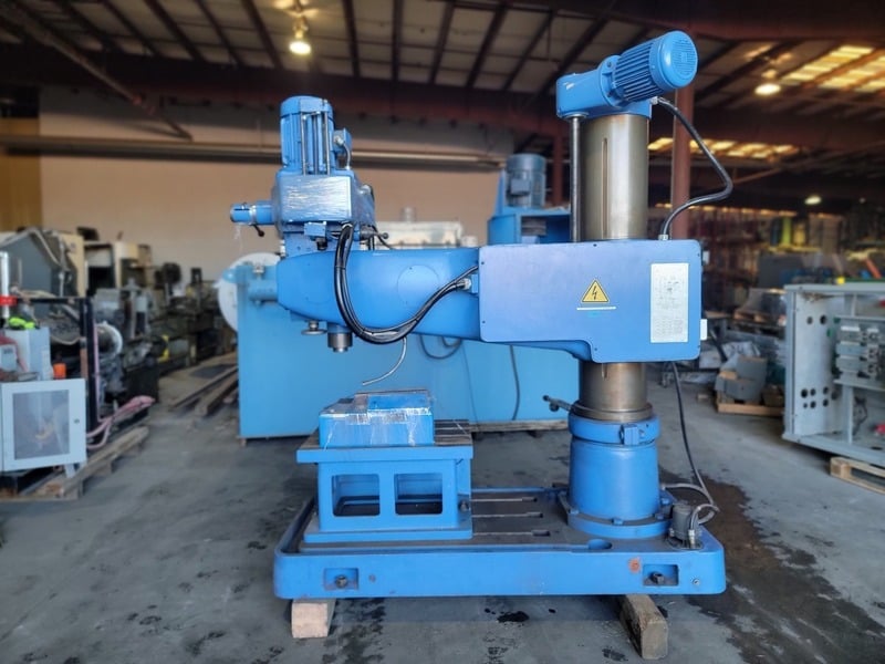 2.3'-11.8" Kao Ming #KMR-1100S, Radial Arm Drilling Machine, 19.68" x 29.52" x 15.74" table, 8.66" spindle - Image 3
