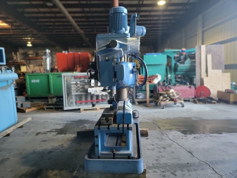 2.3'-11.8" Kao Ming #KMR-1100S, Radial Arm Drilling Machine, 19.68" x 29.52" x 15.74" table, 8.66" spindle - Image 5