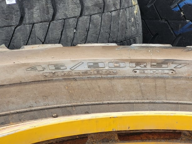 Goodyear #RM-4B+, OTR 3HL Radial Tubeless Tire, 46/90R57, E-4, comes with Rim, (7 available) - Image 9