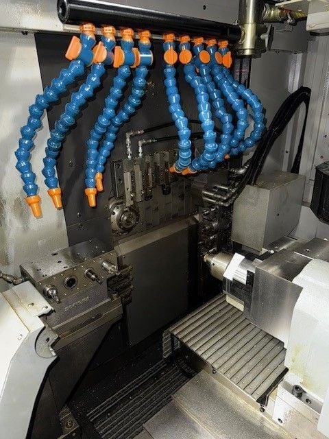 Tsugami #B0325V-III, CNC swiss lathe, 1.25" capacity, 7-Axis, Edge Patriot 338 bar feed, Mist Pro 850 mist - Image 4