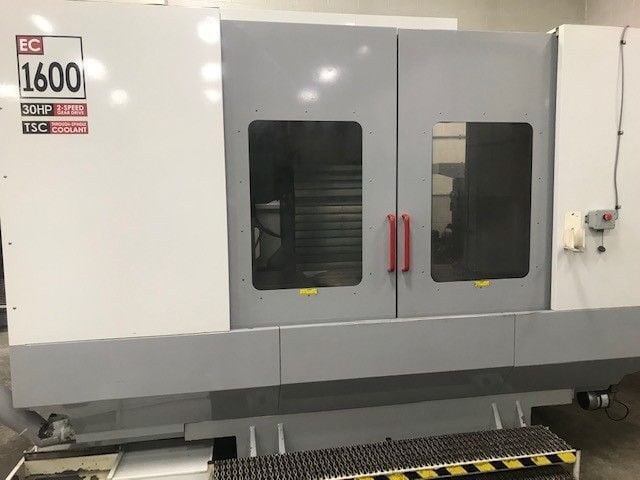 Haas #EC-1600-4X, CNC horizontal machining center, 50 automatic tool changer, 64" X, 50" Y, 32" Z, 6000 RPM - Image 1