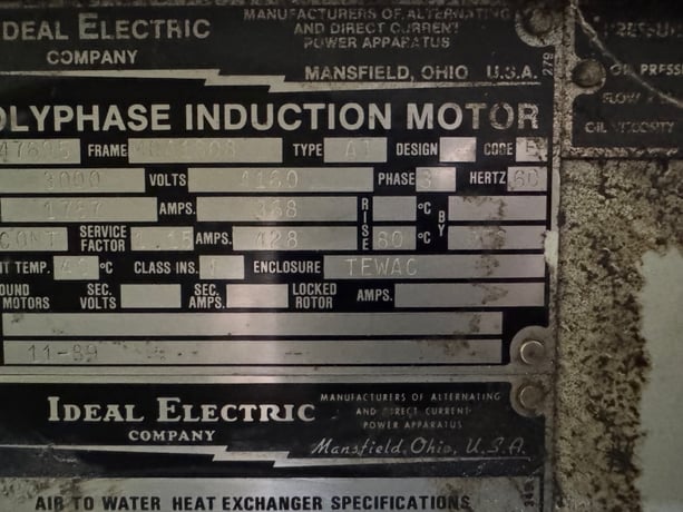 3000 HP 1787 RPM Ideal, Frame MCA-1808, polyphase induction motor - Image 9