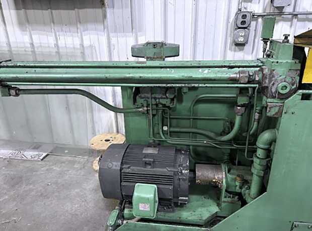 5 Ton x 48" stroke, Ohio, horizontal pull broaching machine, 4" bore diameter, 1976 - Image 10
