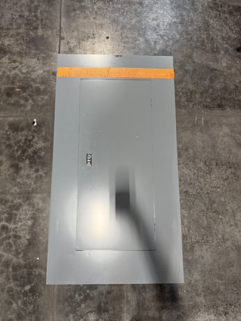 225 Amp. Square D, NC38F, Type 1 Enclosure, 3-Phase, 4-Wire, 240 V.AC 48 V.DC w/ misc. breakers - Image 1