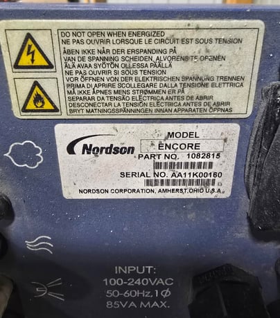 Nordson #Encore-XT-HD manual gun/cable & control - Image 4