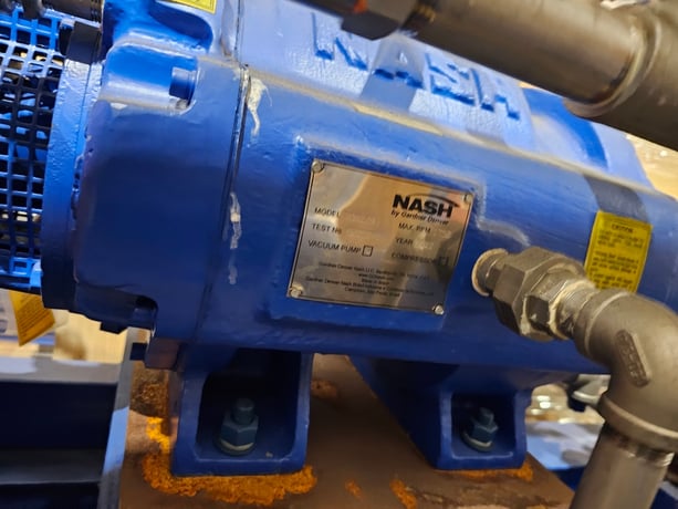 Nash, Vacuum Pump Skid, 316L Stainless Steel, 25 HP, Unused - Image 4