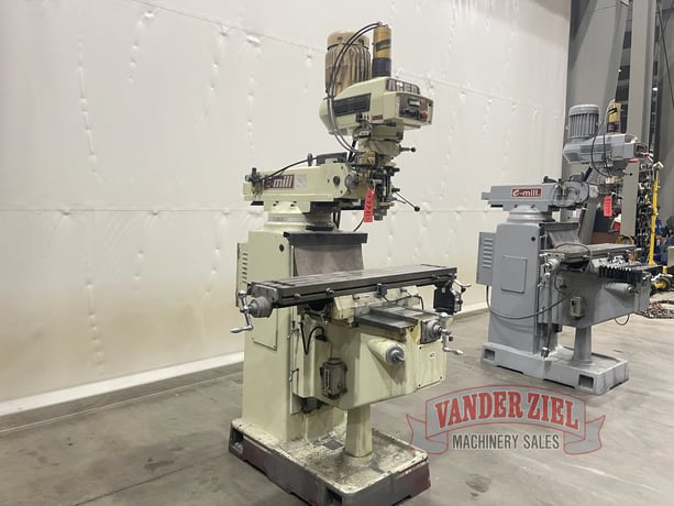 Acer #EVS-3VKH, vertical knee mill, 10" x50" table - Image 3