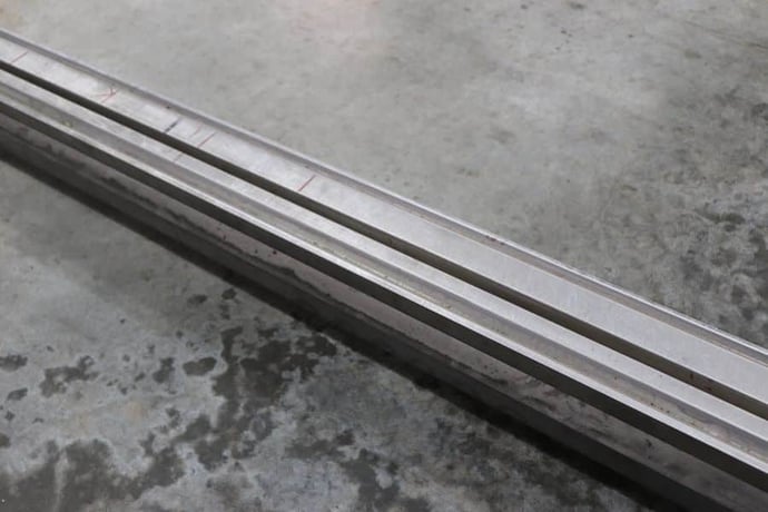 144" L, 6-Way bottom press brake V-die, 3-1/2" square, lifting studs - Image 10