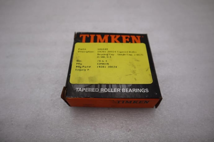 LOT OF 4 NEW OPEN BOX Timken 19281 Tapered Roller Bearing Single Cup STK K3997CC - Image 1