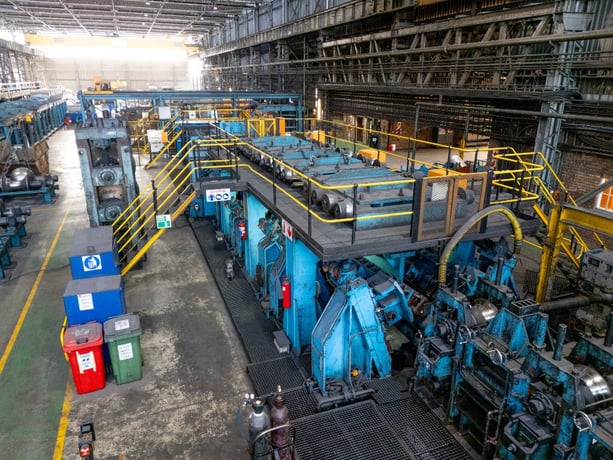 610mm 24" ) x 14" mm Yoder/Mill Tech Rafted API Pipe Mill Line - Image 1