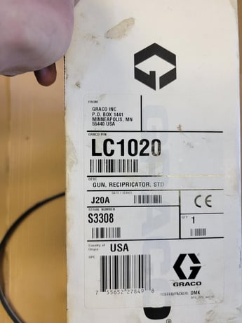 Graco #LC1020/24Y307, Pro XPC Automatic Electrostatic Guns w/Controllers, 2 Qty., 40 VA, 100-240 VAC, 2017 - Image 9