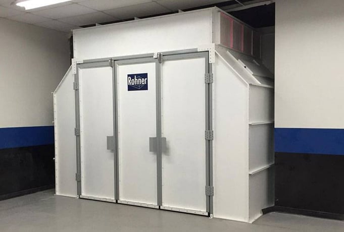 Rohner, Modified Crossdraft Paint Booth, 20 x 20 Industry Standard Filters, 100 FPM - Image 2