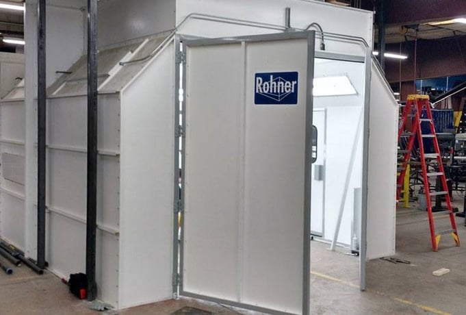Rohner, Modified Crossdraft Paint Booth, 20 x 20 Industry Standard Filters, 100 FPM - Image 3