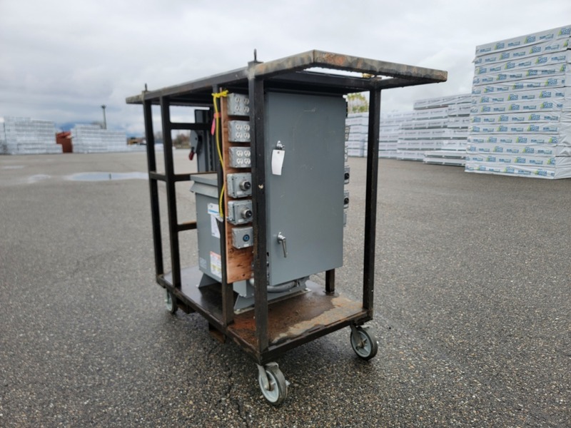 75 KVA Square D, Temporary Power Distribution Cart, 600 Primary, 208Y/120 Secondary, Type 3R enclosure, (16 - Image 4