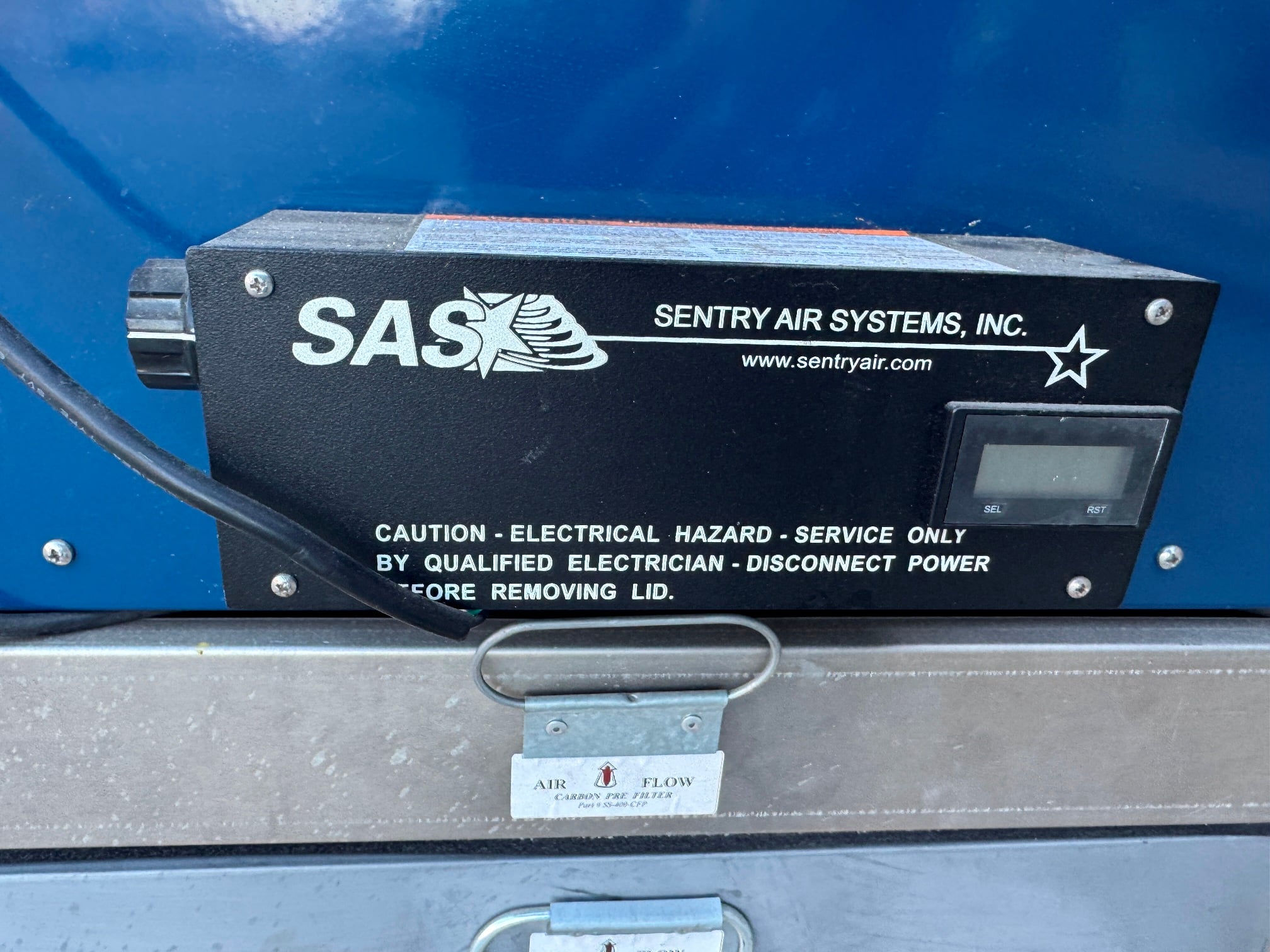 400-700 cfm Sentry Air Systems #550-Series, dust collector, fume extractor, portable - Image 4