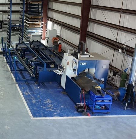 Hans #MPS-T5A, fiber tube laser, 3000 watt, 6500mm max process pipe length - Image 2