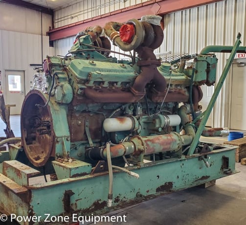 760 HP Detroit #16V-71T, diesel engine, 2100 RPM, 17.0000 ratio, V-16 cylinder, 2 cycle, CCW - Image 1