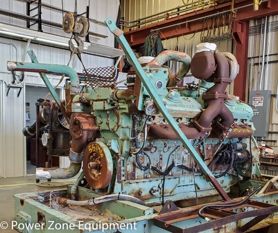 760 HP Detroit #16V-71T, diesel engine, 2100 RPM, 17.0000 ratio, V-16 cylinder, 2 cycle, CCW - Image 3