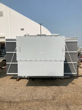 7500 KVA, 24940/14400 Primary, 4160 DELTA Secondary Carte, transformer, 3ph, Onan, 2001 - Image 4